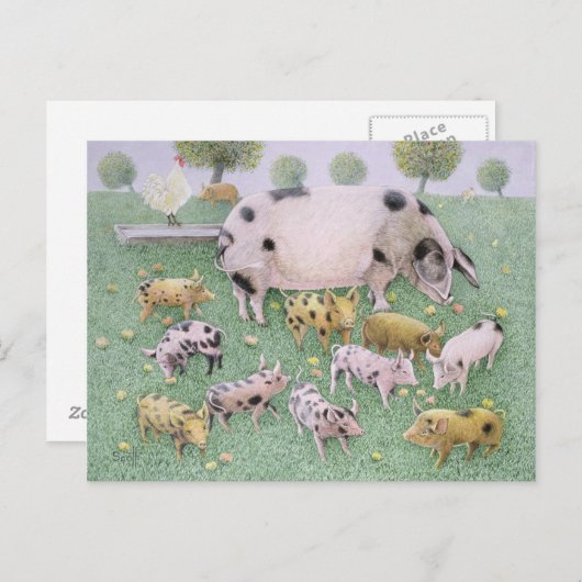 De Apple Feast Briefkaart (Voorkant / Achterkant)