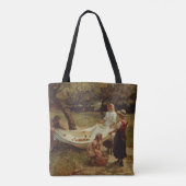 De Apple Gatherers, 1880 Tote Bag (Achterkant)
