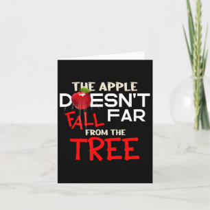 De Apple Herfst niet ver van de boom Apple Pic Kaart