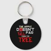 De Apple Herfst niet ver van de boom Apple Pic Sleutelhanger (Voorkant)