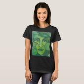 De Apple Lady Unisex T-Shirt (Voorkant volledig)
