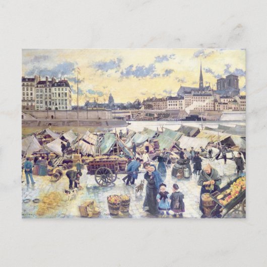De Apple-markt Briefkaart (Voorkant)