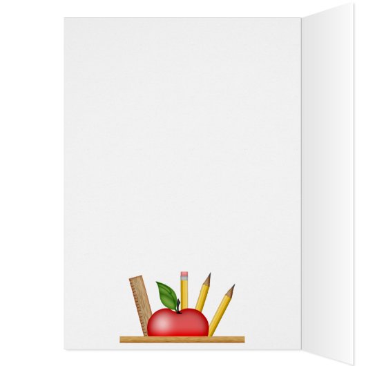 De Apple Mok Kaart van de leraar (Binnen (Links))