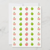 De Apple of Our Eyes eerste verjaardag Kaart (Achterkant)