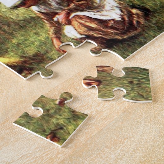 De Apple Orchard door Helen Allingham Legpuzzel (Zijkant)