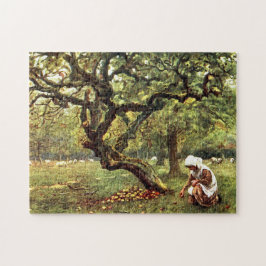 De Apple Orchard door Helen Allingham Legpuzzel