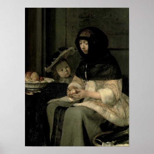 De Apple Peeler, 1660 Poster (Voorkant)