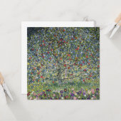 De Apple Tree (door Gustav Klimt) Kaart (Voorkant / Achterkant in situ)
