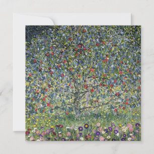De Apple Tree (door Gustav Klimt) Kaart