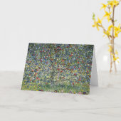 De Apple Tree (door Gustav Klimt) Kaart (Gele Bloem)