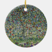 De Apple Tree (door Gustav Klimt) Keramisch Ornament (Achterkant)