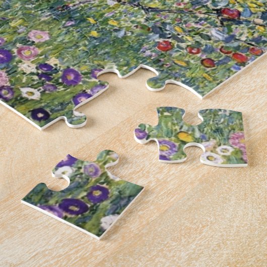 De Apple Tree (door Gustav Klimt) Legpuzzel (Zijkant)