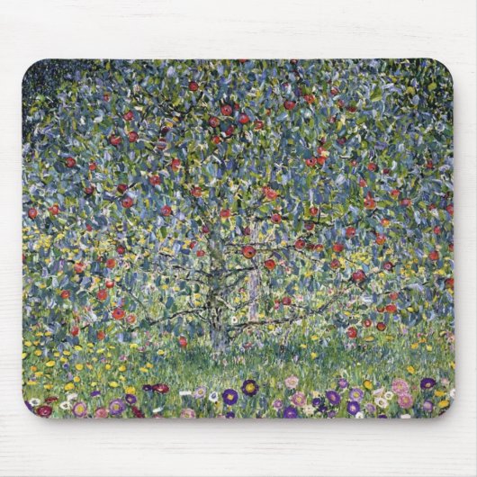 De Apple Tree (door Gustav Klimt) Muismat (Voorkant)