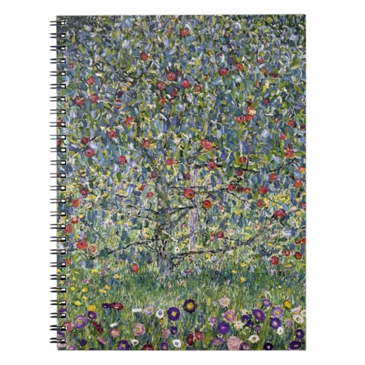 De Apple Tree (door Gustav Klimt) Notitieboek (Voorkant)