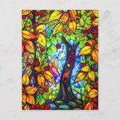 De Apple Tree Surreal Digital Art Briefkaart (Voorkant)