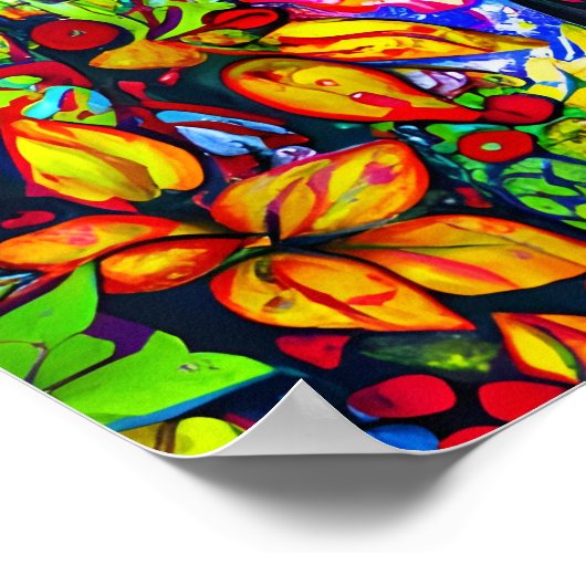 De Apple Tree Surreal Digital Art Poster (Hoek)