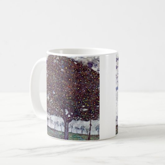 De Apple Tree van Gustav Klimt Koffiemok (Voorkant links)