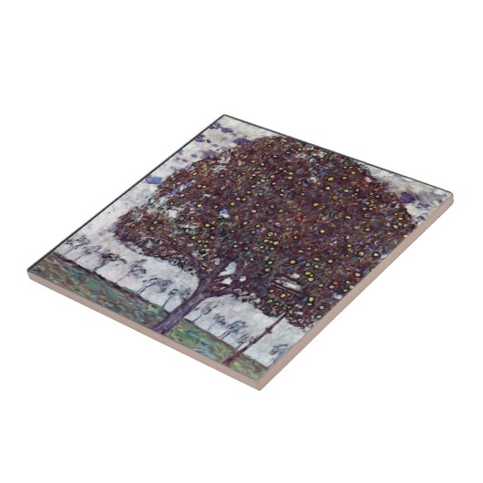 De Apple Tree van Gustav Klimt Tegeltje (Zijkant)