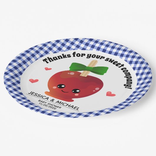 De Apple van ons oog Papieren Bordje (Gekanteld)