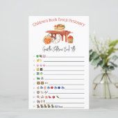 De Apple van onze Eye Emoji Baby shower Game (Staand voorkant)