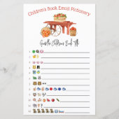 De Apple van onze Eye Emoji Baby shower Game (Voorkant)