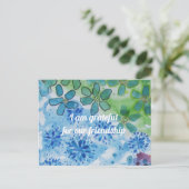 De Appreciatie van de vriendschap Briefkaart (Staand voorkant)