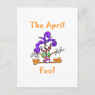 De april-pool briefkaart