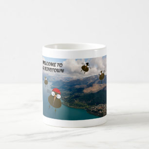 De Apteryx-clan heet je welkom in Queenstown Koffiemok