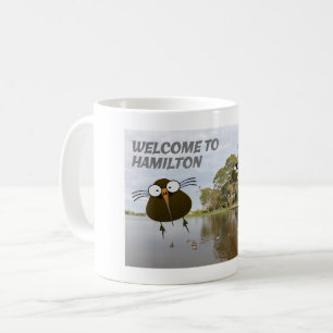De Apteryx-clan heet u welkom in Hamilton. Koffiemok