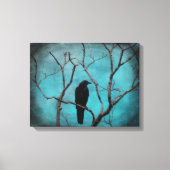 De Aqua Blue Sky Canvas Afdruk (Voorkant)