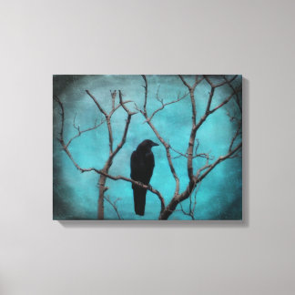 De Aqua Blue Sky Canvas Afdruk