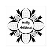 de aquabloom vrolijk kerst rubberen stempel (Afrduk)