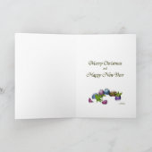 De Ar van de Draak van Santas Feestdagen Kaart (Binnen)