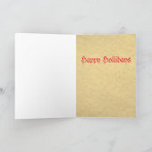 De Ar van de kerstman Feestdagen Kaart (Binnen)