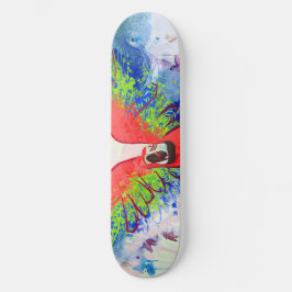 De Ara van de Papegaai van Amazonië Skateboard