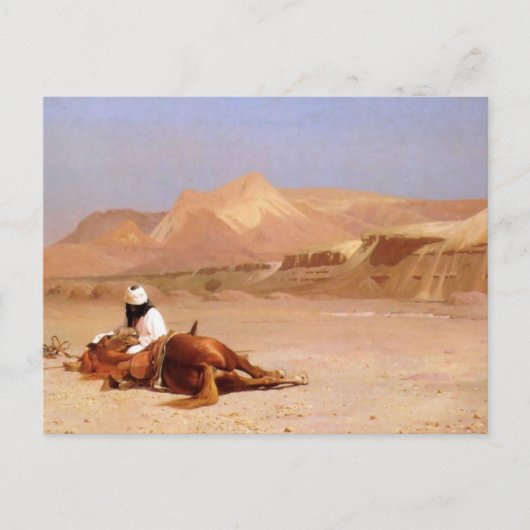 De Arabier en zijn staaf Briefkaart (Voorkant)