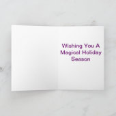 De Arabische Kerstkaart van het Paard Feestdagen Kaart (Binnen)