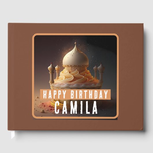 De Arabische Nachten Taart - Verjaardagen Gastenboek (Voorkant)