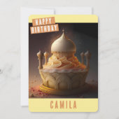 De Arabische nachten Verjaardag Kaart (Voorkant)