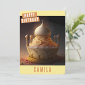 De Arabische nachten Verjaardag Kaart (Staand voorkant)