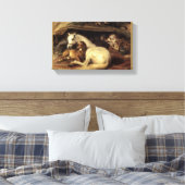 De Arabische Tent Canvas Afdruk (Insitu (Slaapkamer))