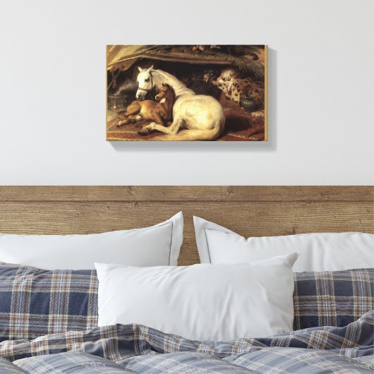 De Arabische Tent Canvas Afdruk (Insitu (Slaapkamer))