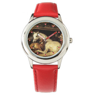 DE ARABISCHE TENT MET HOREN EN ANDERE DIEREN HORLOGE