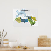 De Arabische winter Poster (Keuken)