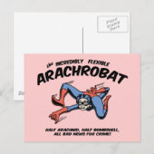 De Arachrobat. Briefkaart (Voorkant / Achterkant)