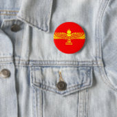 de aramaic-vlag- ronde button 5,7 cm (In situ)