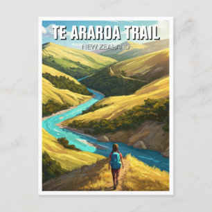 De Araroa Trail reizen Briefkaart