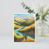 De Araroa Trail reizen Briefkaart (Staand voorkant)