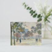 De Arc de Triomphe in het najaar van Parijs Briefkaart (Staand voorkant)