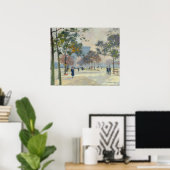 De Arc de Triomphe in het najaar van Parijs Poster (Thuiskantoor)